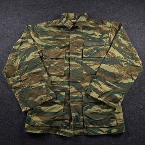 Greek Lizard Camo Military Field BDU Jacket Hellenic Army Tigerstripe Men's M